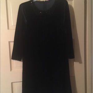 BETSEY JOHNSON Green Velvet Christmas Dress Sz 10